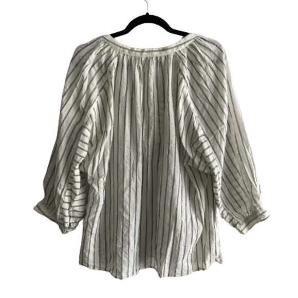 JOIE | striped peasant blouse with tassels - Picture 5 of 8